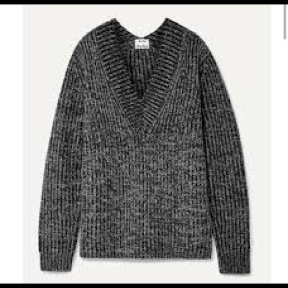$480 Acne Studios Keborah wool v neck sweater size small - Picture 9 of 9